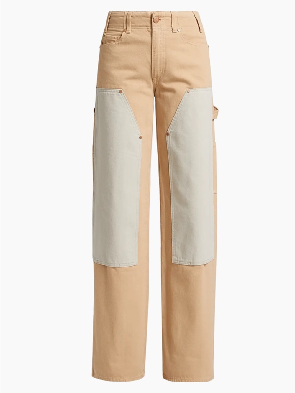 Ulla Johnson tan carpenter-style pants